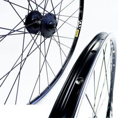 Wheel Deore 6-Bolt Disc QR Mavic XM117 32H 26&quot; Front Black