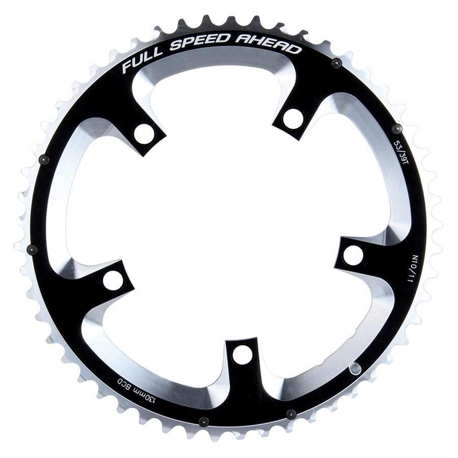 Chainring FSA Super Road 130 mm 53T N10/11 Black/Silver