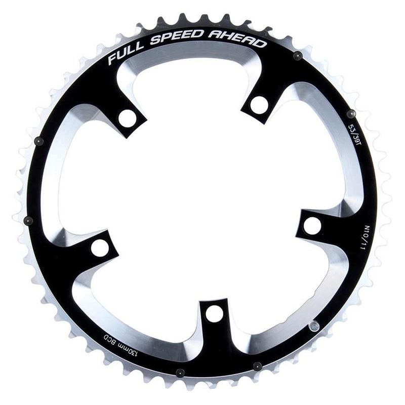 Chainring FSA Super Road 130 mm 53T N10/11 Black/Silver