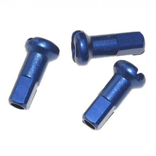 Spoke Nipple DT Swiss Aluminum 14 ga 2x12 mm Blue EACH