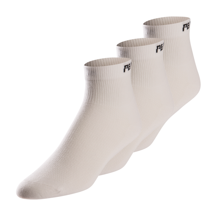 Socks Pearl Izumi Attack Low Medium White  3-Pack