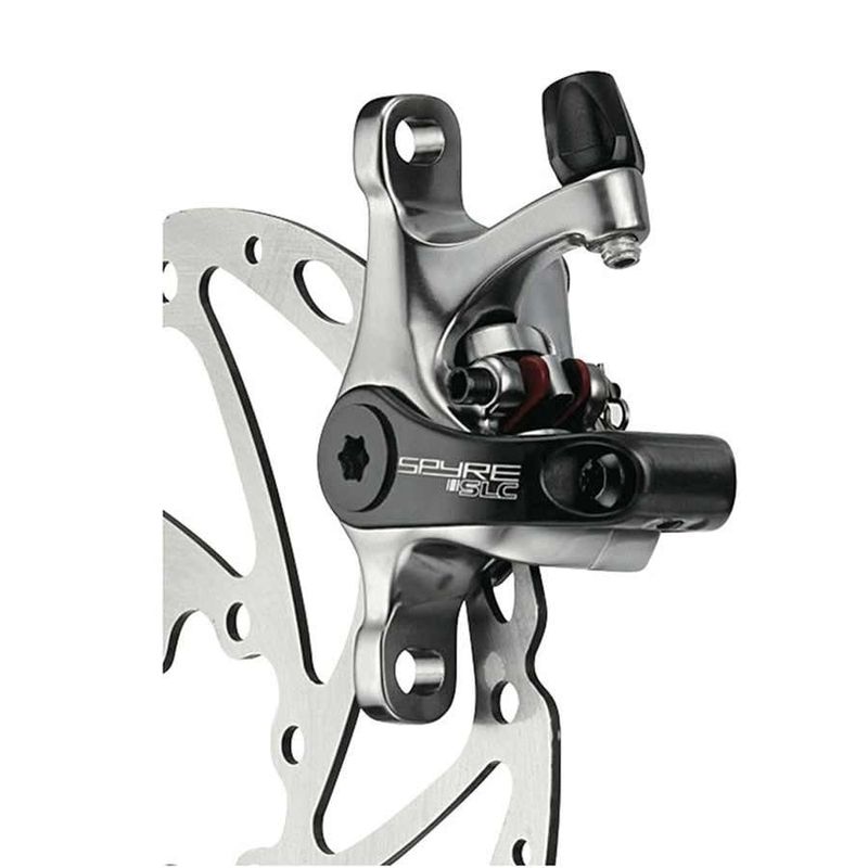 Brake Caliper TRP Spyre SLC Road Mechanical Disc Front or Rear Flat Mount 140 or 160 mm 162g Silver/Carbon