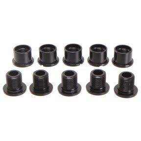 Chainring Bolt Set Vuelta Aluminum Double 10-Piece Black