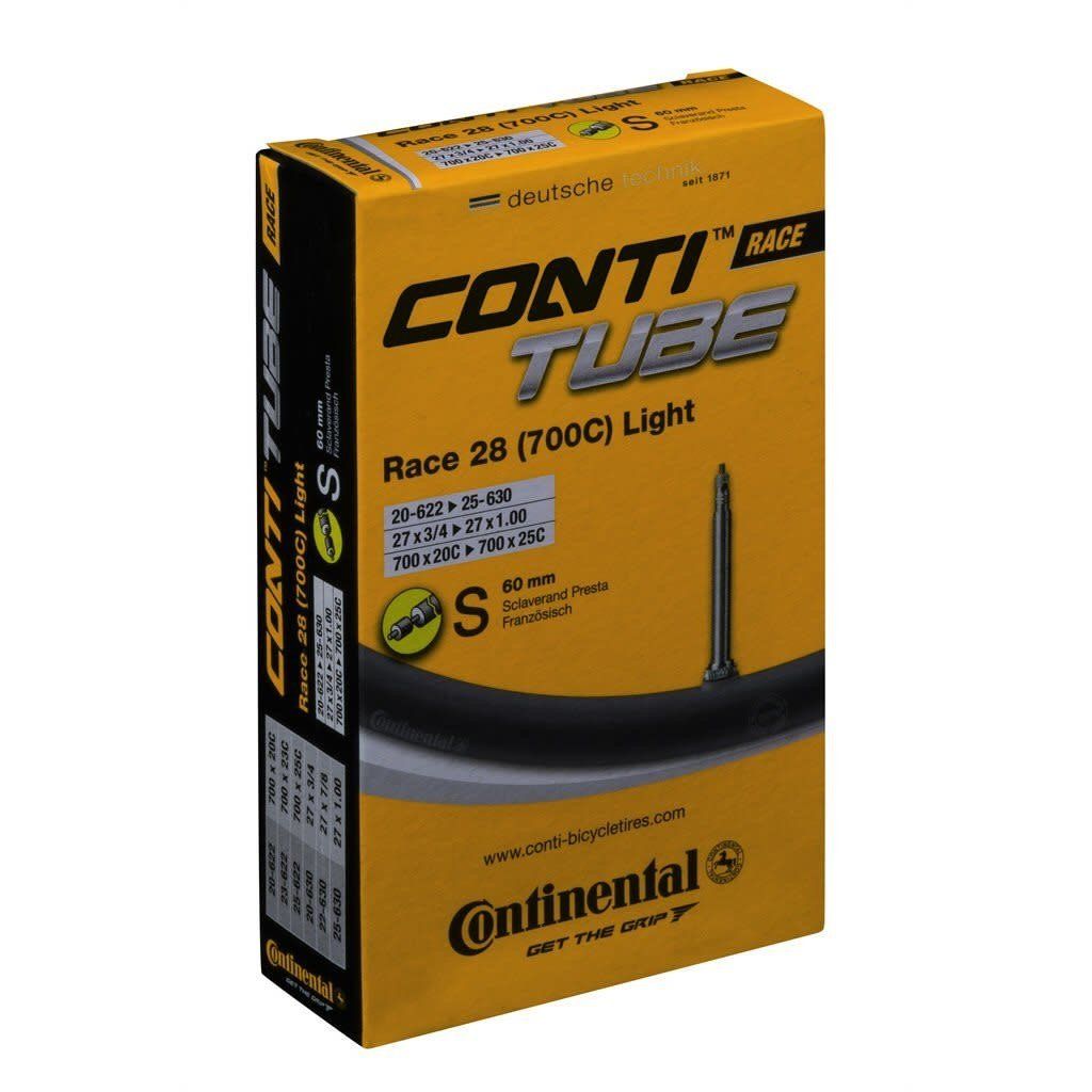 Tube Continental Race 700x20-25c 60 mm Removable PV Light