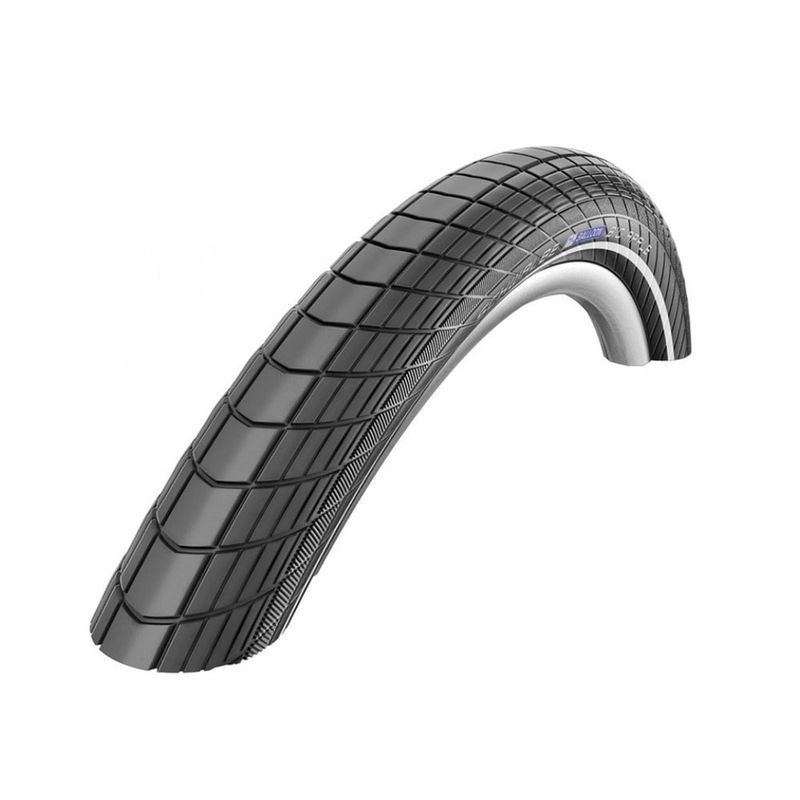 Tire Schwalbe Big Apple RG RLX Wire 29&quot; (28x2.0&quot;)  700x50c Black w/ Reflective Stripe