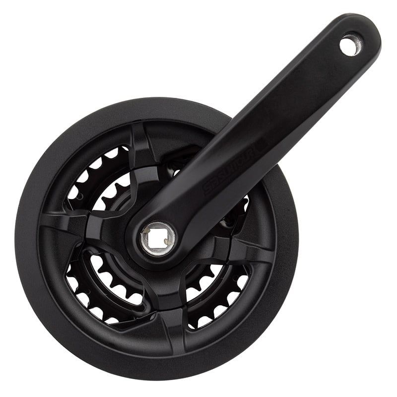 Crankset SR Suntour XCC CW19 170 mm 42-32-22t Square Taper Black