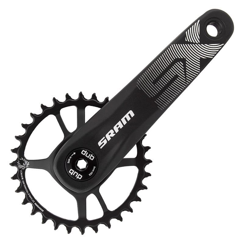 Crankset SRAM SX Eagle 170 mm 32T Direct Mount Rings DUB XSYNC2 STL 12-Sp Black