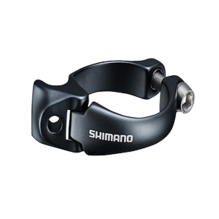 Front Derailleur Braze-on to Clamp Band Adapter Shimano SM-AD91-MS 31.8/28.6 mm Black