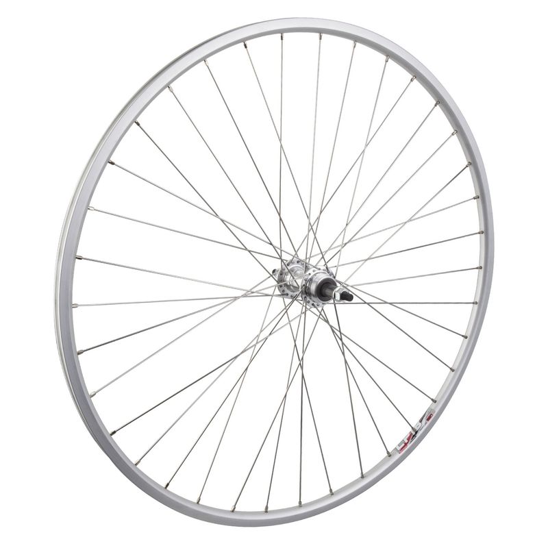 Wheel Alloy 27x1&quot; Weinmann LP18 36h 5/6/7-sp FW B/O 126 mm O.L.D. DT 2.0 mm Stainless Silver