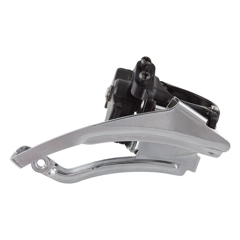 Front Derailleur SunRace FD-M66 Dual Pull 28.6-34.9 mm Triple 42t Silver/Black