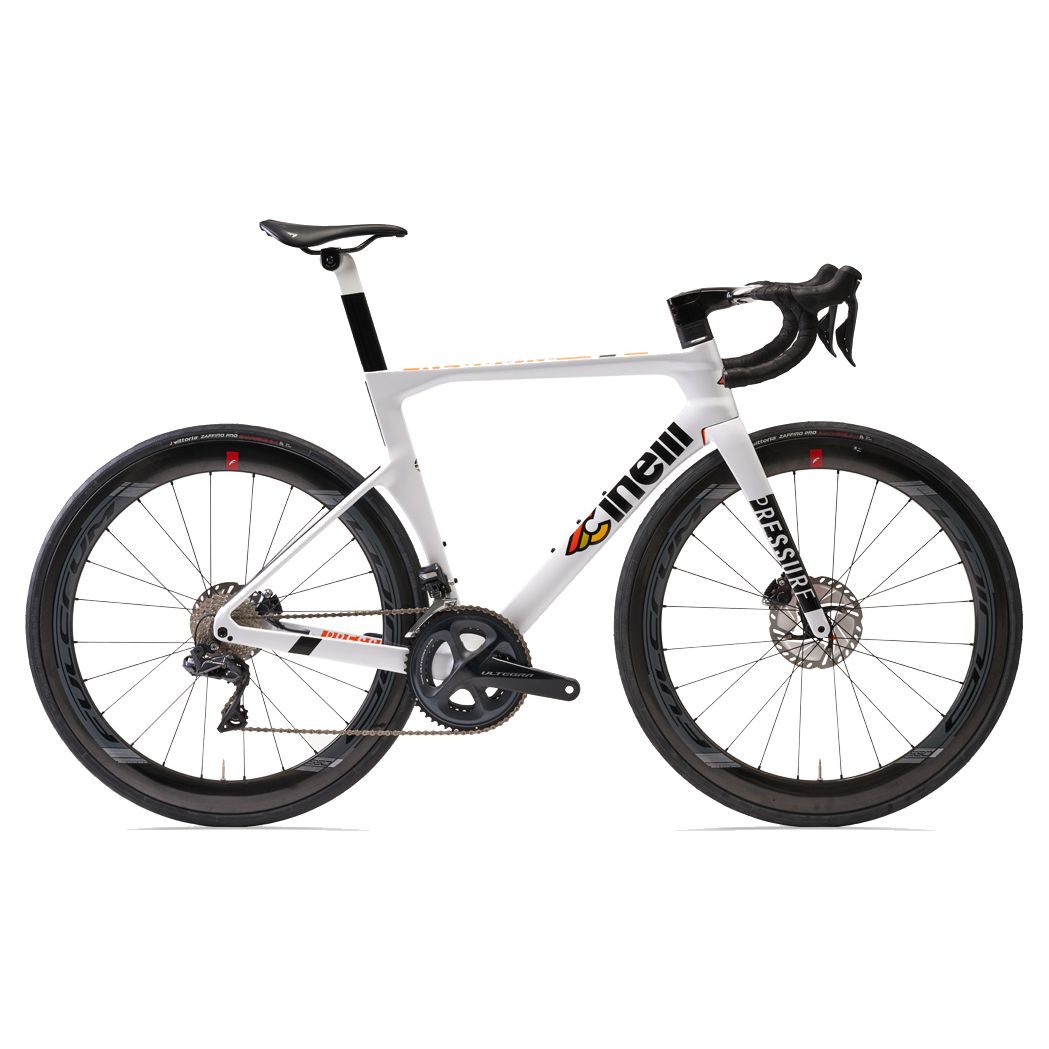 Frameset Cinelli Pressure w/Seatpost &amp; Handlebar XS White