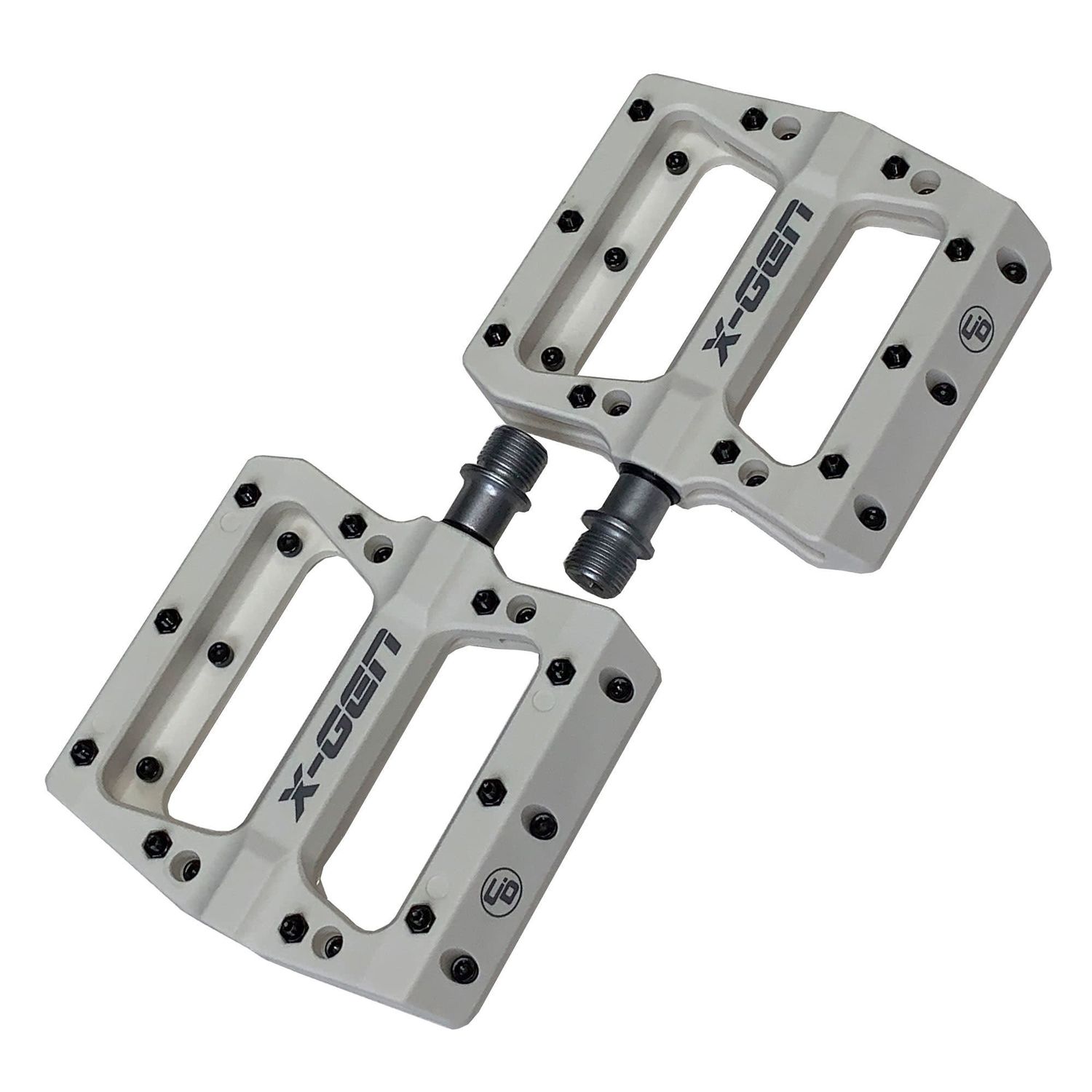 Pedals Curb Dog X-Gen Platform Thermo w/Pins Sealed 9/16&quot; White