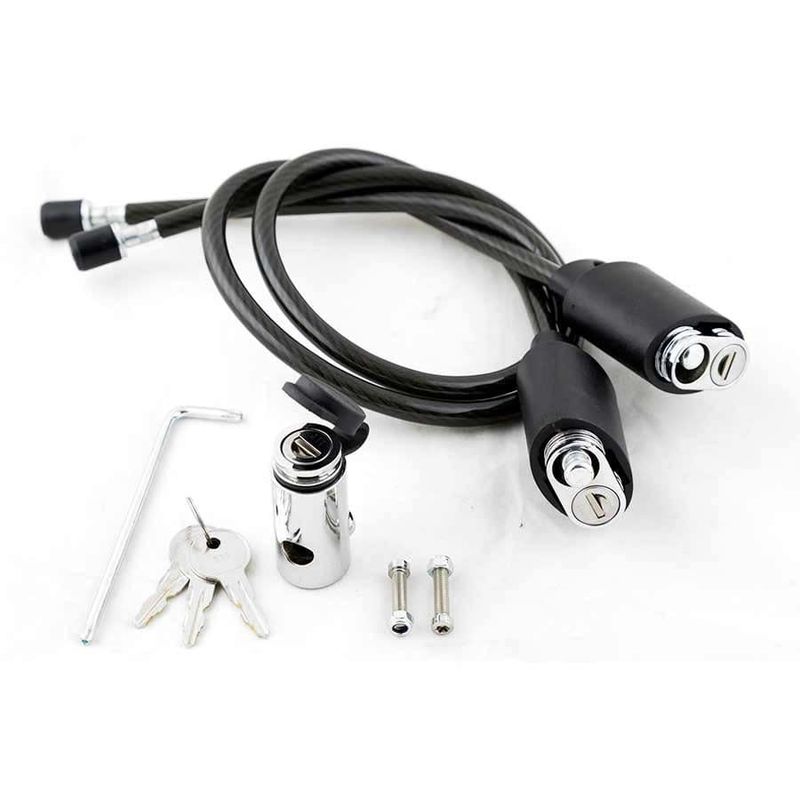 Cable Lock Kit Kuat Transfer w/Locking Hitch Pin Triple