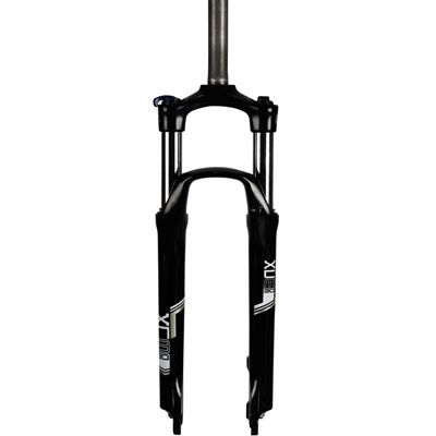 Fork SR XCM 26&quot;WH 1-1/8&quot; 100 mm Travel Post Mount &amp; V-Brake 9 mm QR Lockout Black