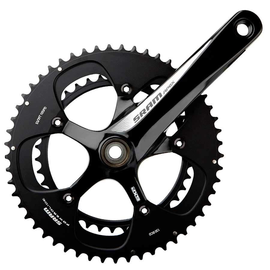 Crankset SRAM Apex 10-Sp 175 mm 34/50t GXP Black
