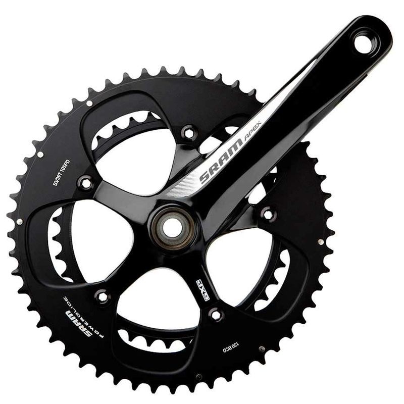 Crankset SRAM Apex 10-Sp 175 mm 34/50t GXP Black