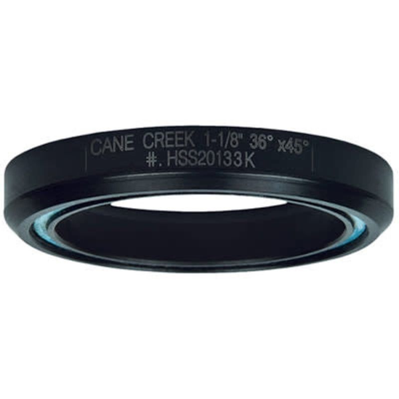 Headset Cartridge Bearing Cane Creek  10 Series IS 30x41x6.5 mm 1-1/8&quot; 36° Inner/45° Outer Black Oxide EACH