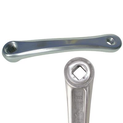 Crank Arm Left Only Square Taper Diamond 170 mm Silver