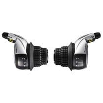 Shifters Shimano Tourney SL-RS45 Revo 3x7-Sp Left &amp; Right Set Black/Silver
