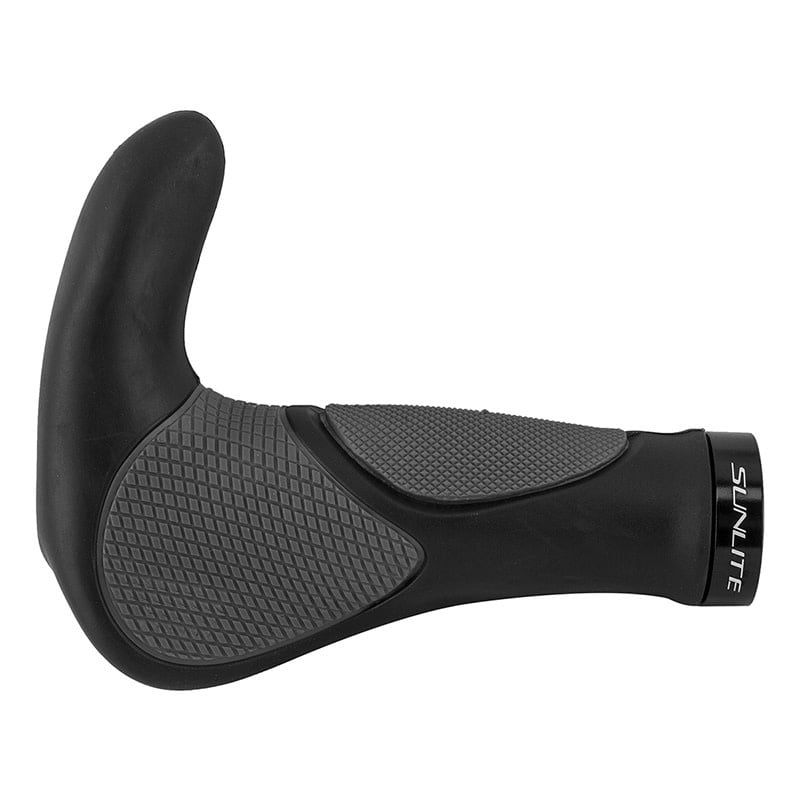 Grips Sunlite Ergo Form Plus Dual Locking 140 mm Black/ Grey