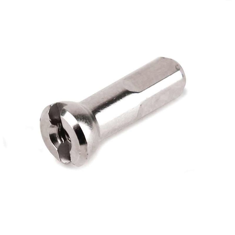Spoke Nipple Sapim Polyax Brass14ga 2.0 mm Silver EACH