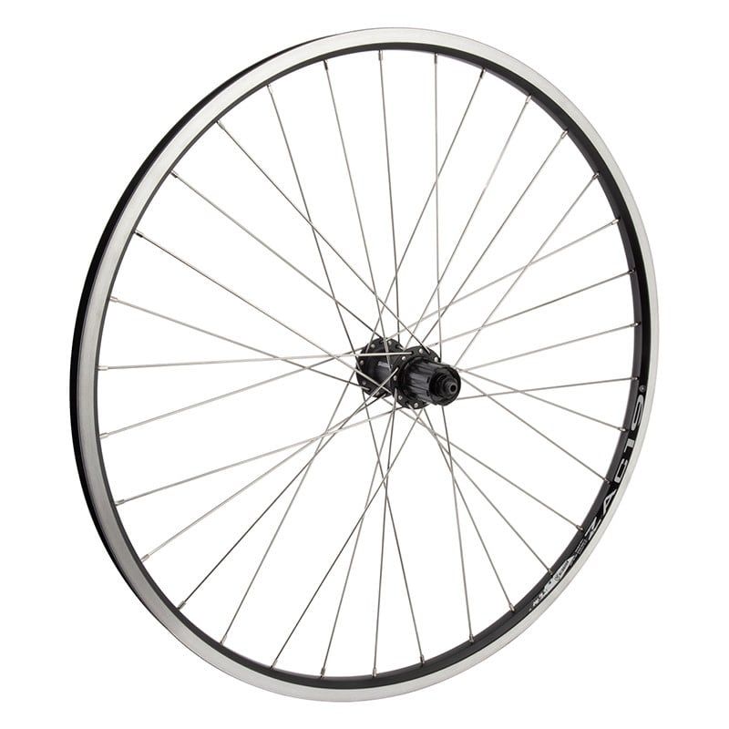 Wheel 26x1.5&quot; Weinmann Zac19 MSW 32h Shimano T3000 8/9/10-Sp QR 135 mm DT Silver 2.0 Black
