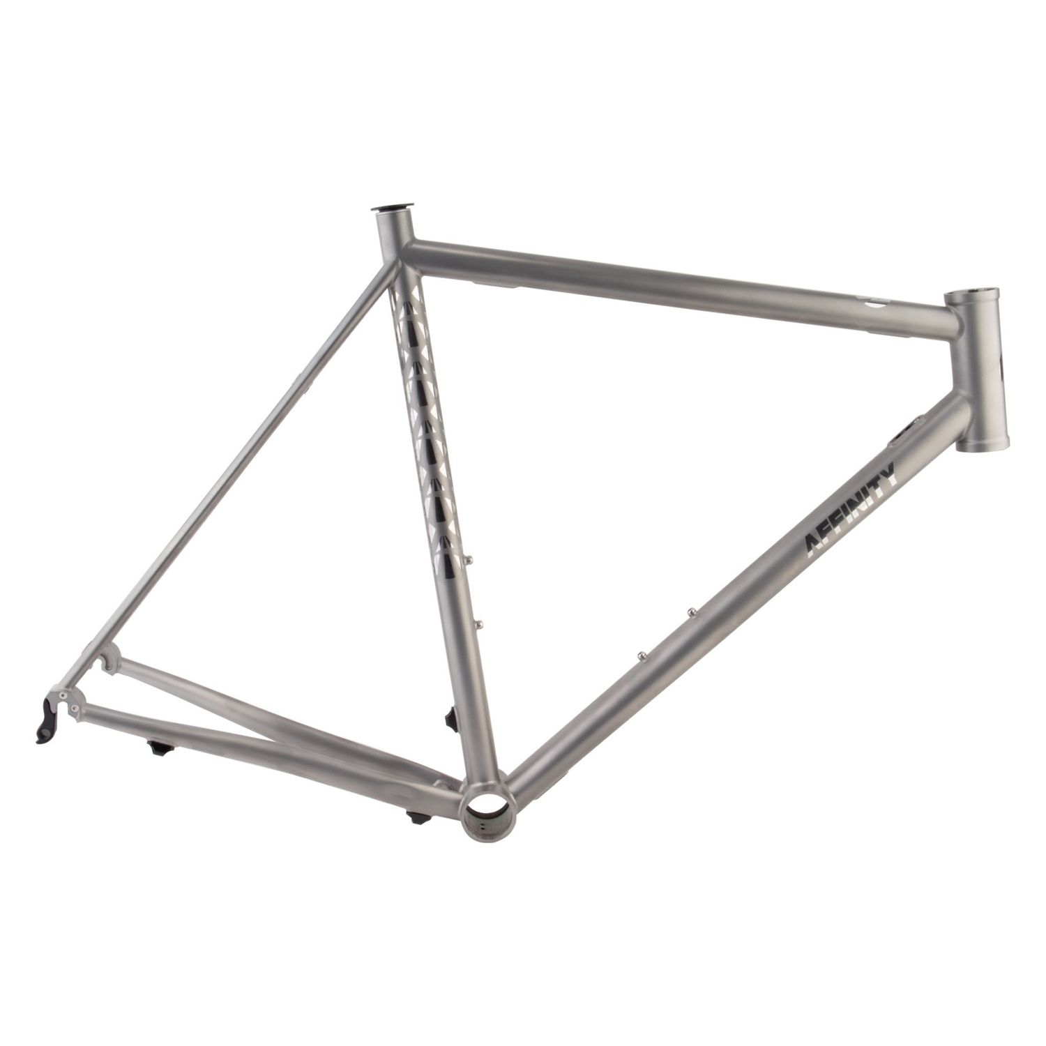 Frameset Affinity Road Anthem Large w/Fork &amp; Headset Raw Stainlesss Steel