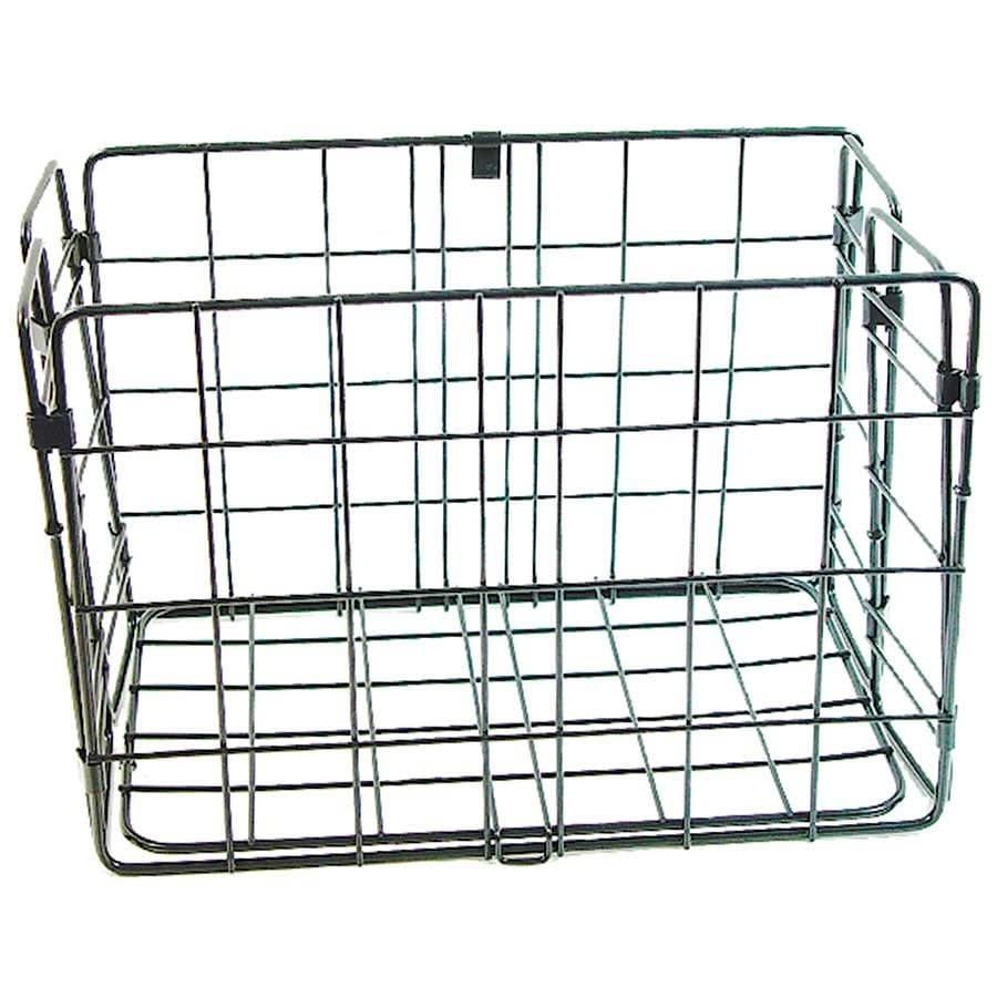 Basket Wald #582 Folding for Rear Racks 12.75&quot;x7.25&quot;x8.5&quot; Black