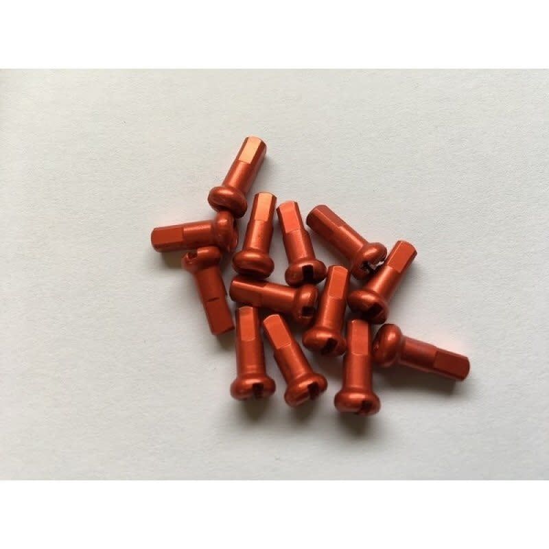 Spoke Nipple DT Swiss Aluminum 14 ga 2x12 mm Red EACH