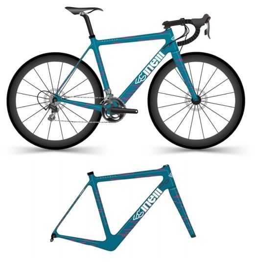 Frameset Cinelli Veltrix Disc XL Baby Blue