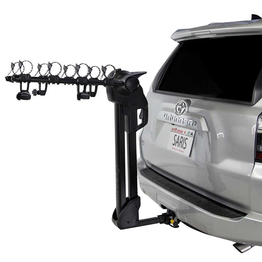 Car Rack Saris Glide EX 4-Bike 1-1/4&quot; &amp; 2&quot; Black