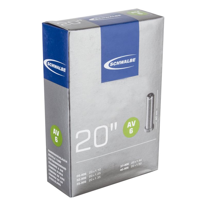 Tube Schwalbe 20x1.1-1.35&quot; (406x28/40) 40 mm SV