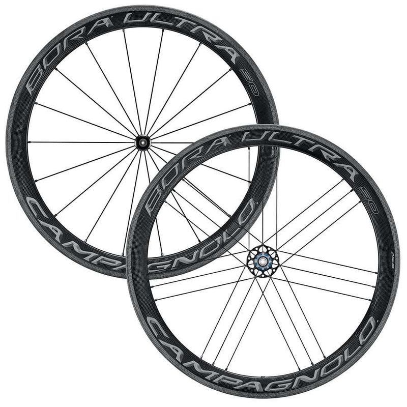 Wheelset Campagnolo Bora Ultra 50 Dark Clincher 700c 18/21-H QR