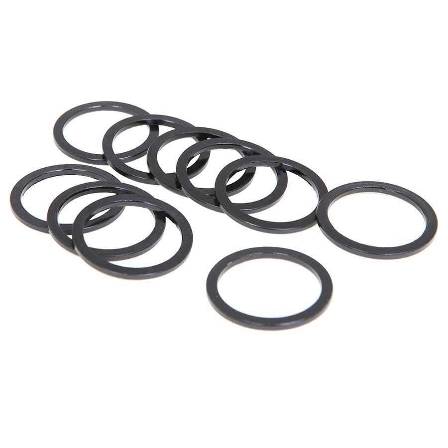 Headset Spacer Alloy 1-1/8&quot; 2.5 mm Black EACH