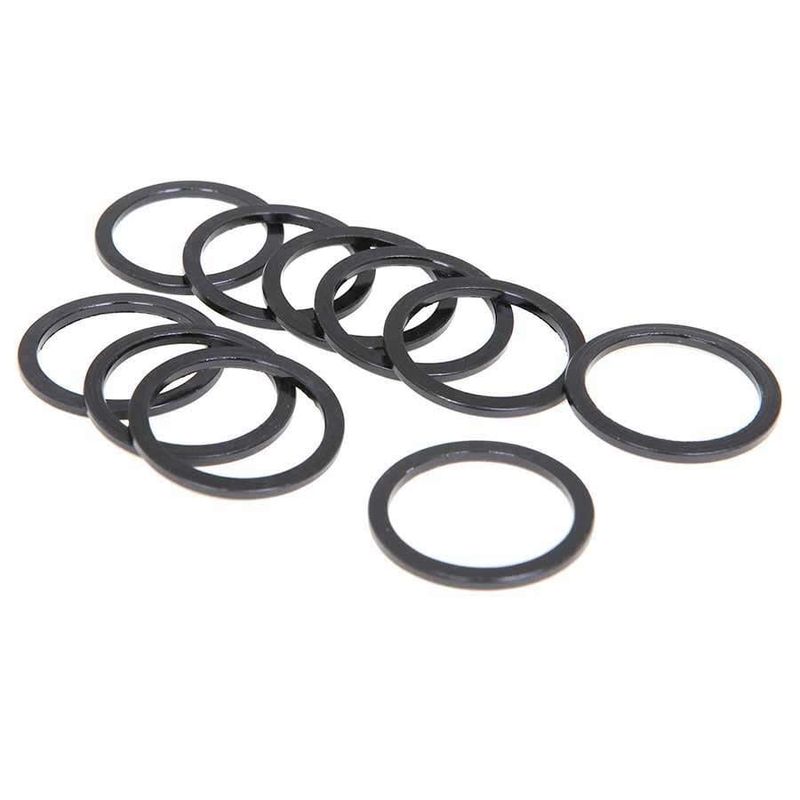 Headset Spacer Alloy 1-1/8&quot; 2.5 mm Black EACH