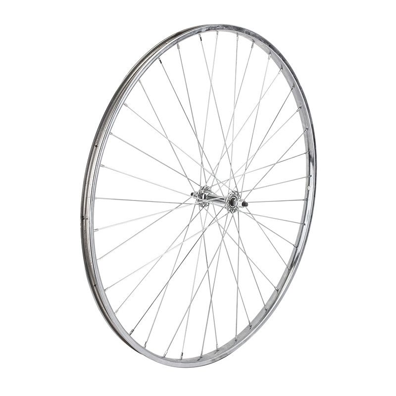 Wheel Steel 27x1-1/4&quot; Front 36h B/O 5/16&quot; Chrome