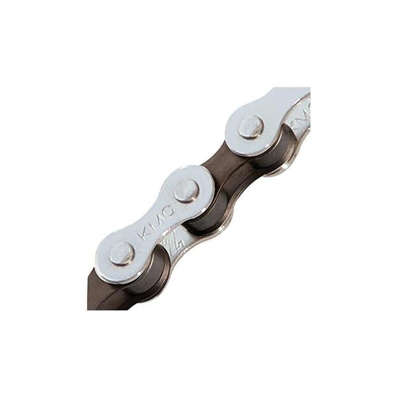 Chain KMC S1 1/2&quot;x1/8&quot; 1-Sp 112 Links Silver/Brown