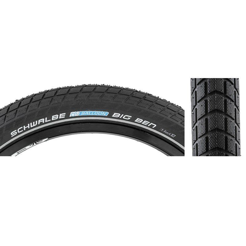 Tire Schwalbe Big Ben 27.5x2.0&quot; Active Twin K-Guard Black