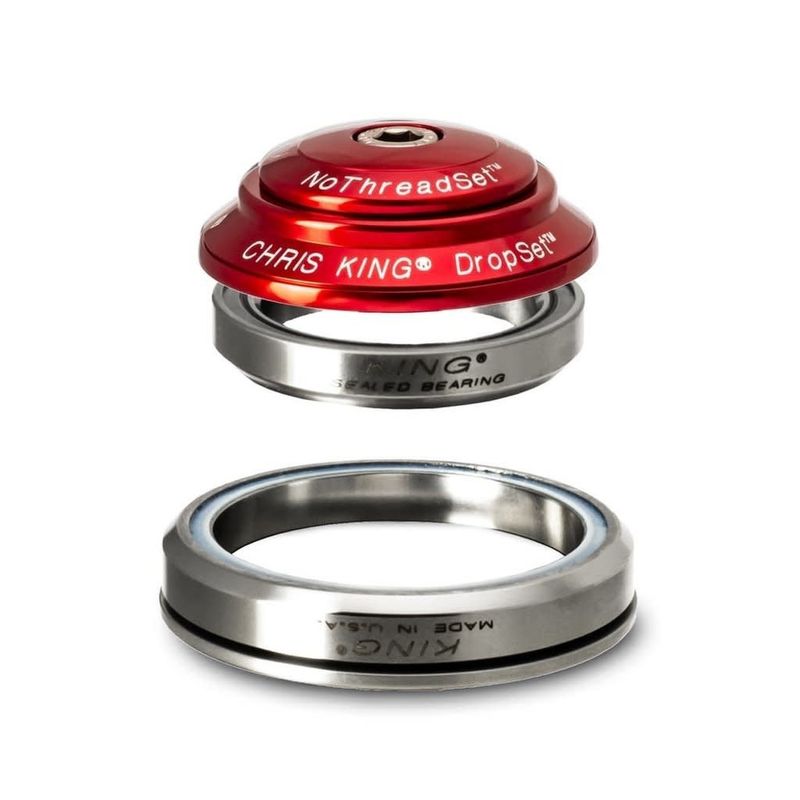 Headset Chris King DropSet 2 IS42/IS52 mm Red