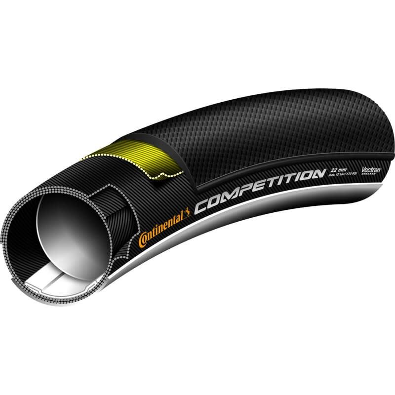 Tire Continental Competition Tubular 28x22 700c Black