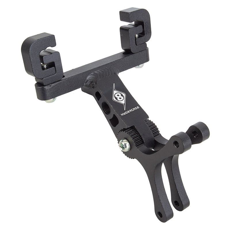 Water Bottle Cage Mount Origin8 Hydrorail Dual Cage Saddle Mount Black
