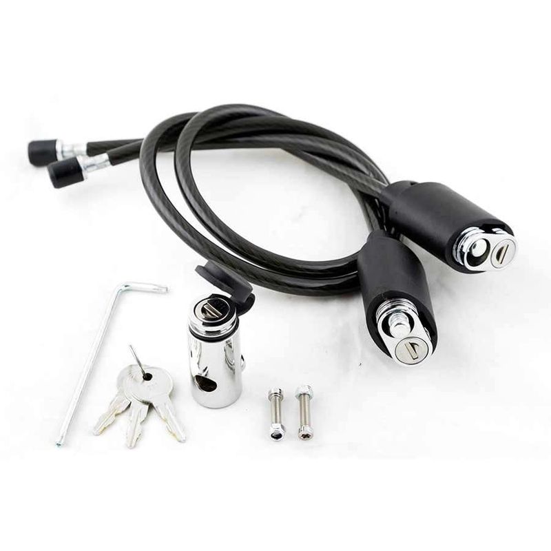Cable Lock Kit Kuat Transfer w/Locking Hitch Pin Double