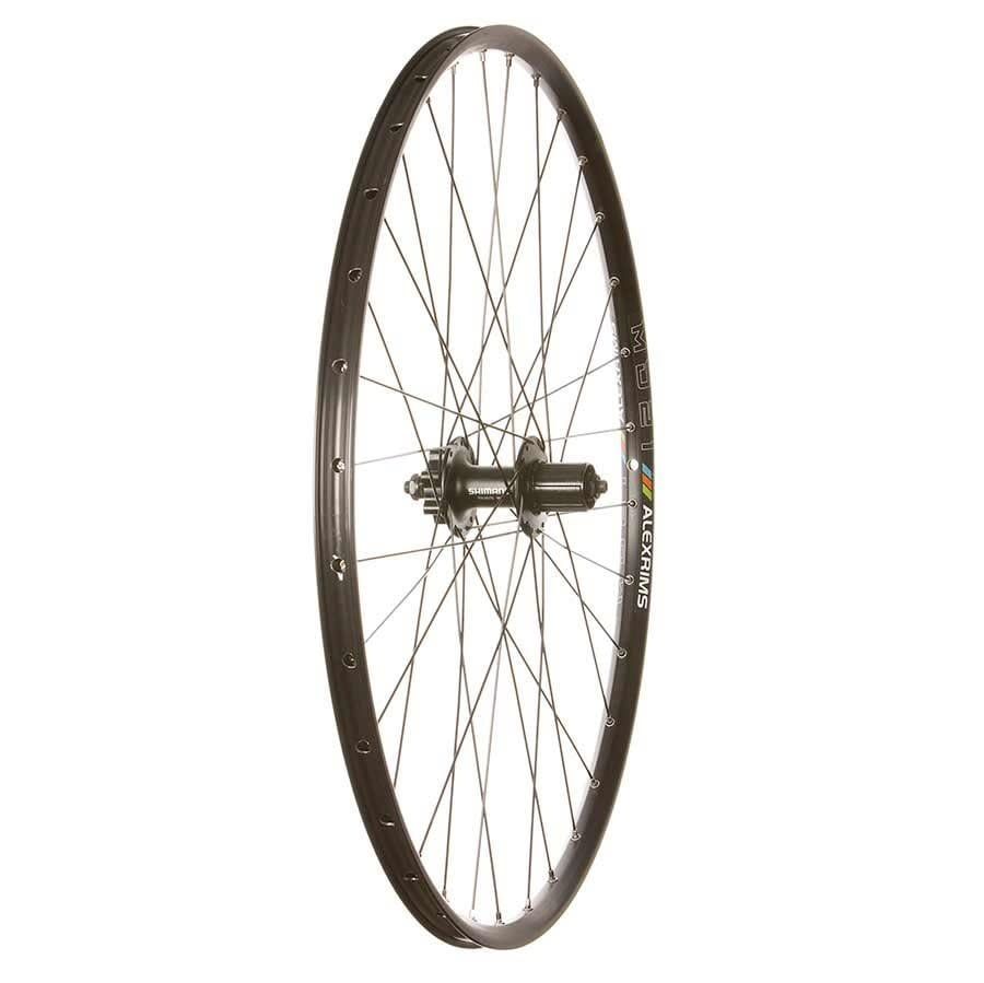 Wheel Alex MD 21 / Shimano M475 29&quot; 32h Sapim Leader 6-Bolt QR 135 mm Shimano HG Cassette Black