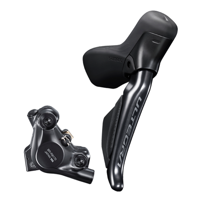 Brakeset/ Shifter Shimano Ultegra ST-R8170D Di2 BR-R8170 Hydraulic Disc Right/ Rear 12-Sp Flat Mount Black