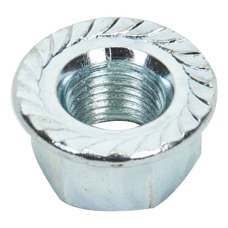 Hub Axle Nut 3/8&quot;x26TPI Flanged Chrome EACH