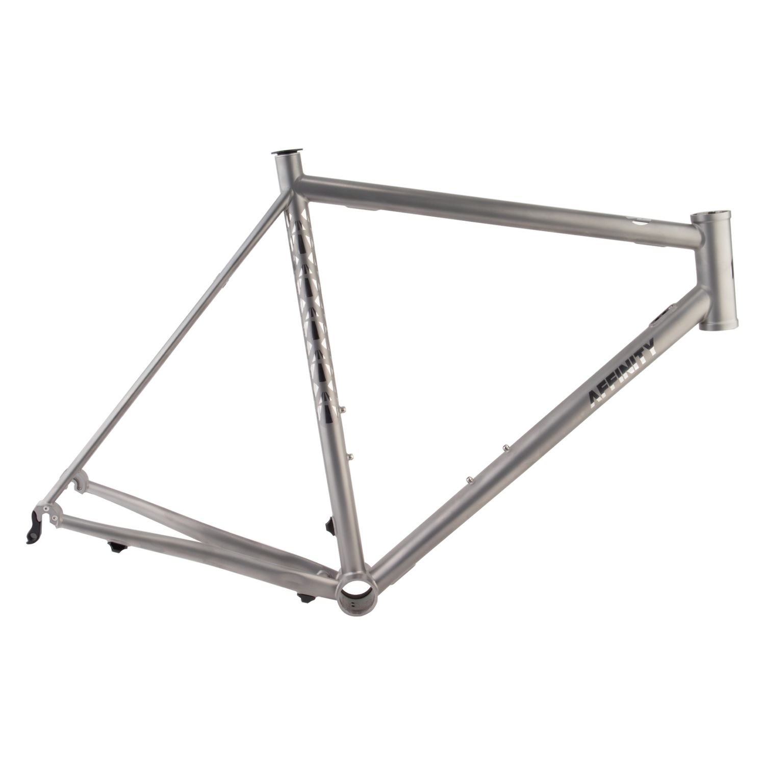 Frameset Affinity Road Anthem Small w/Fork &amp; Headset Raw Stainlesss Steel