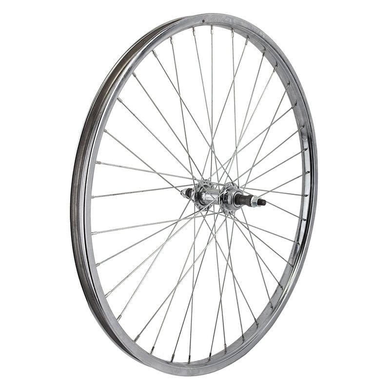 Wheel 26x1.75&quot; Steel 36H 5/6/7-Sp FW 135 mm O.L.D. 14g UCP Chrome