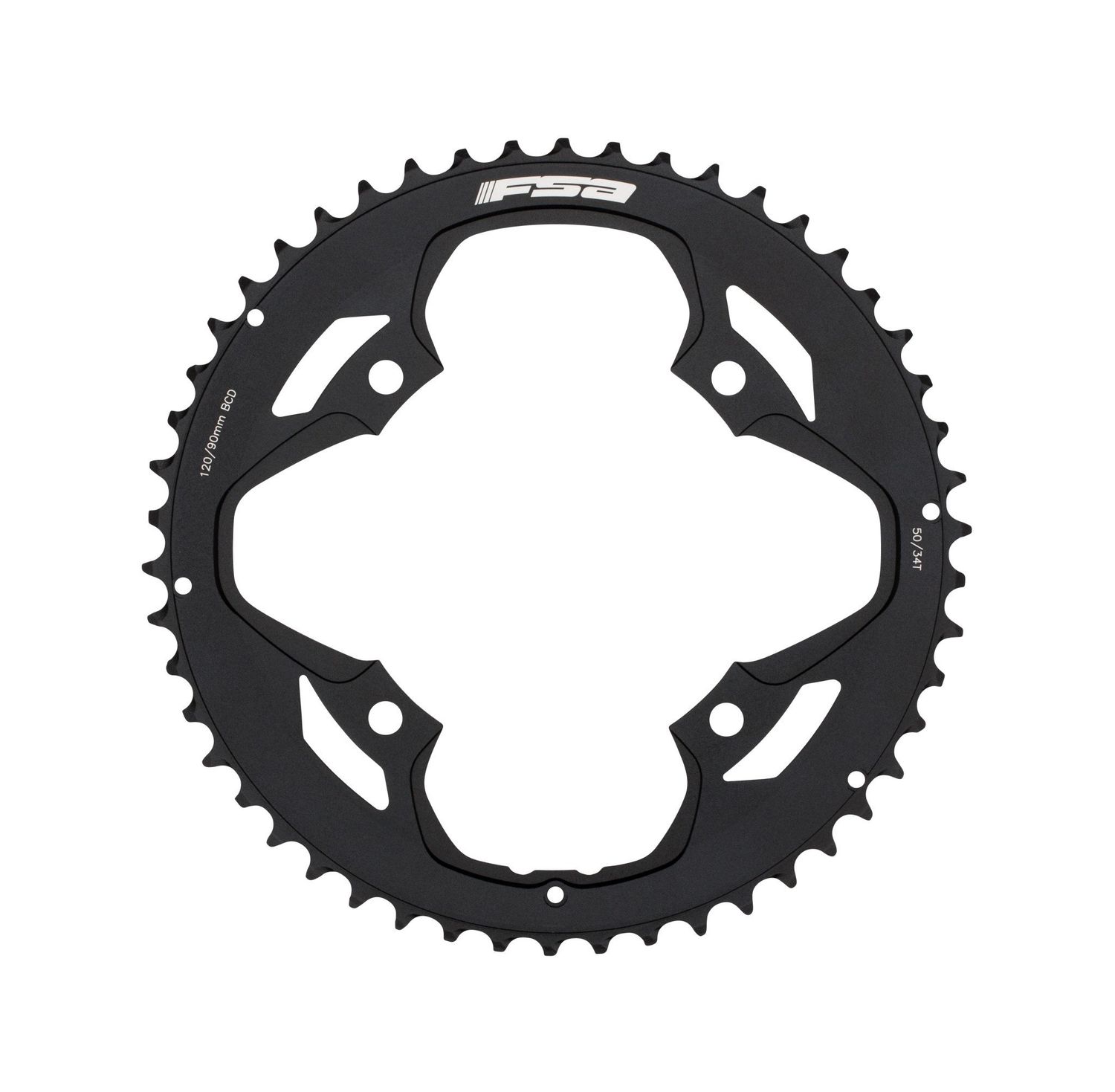 Chainring FSA Omega Pro Road 120 mm BCD 50T Black