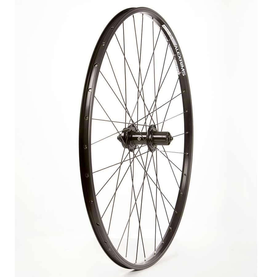 Wheel 700c Alex DM18 Formula DC-22 32h QR 135 mm 6-Bolt Shimano HG Black