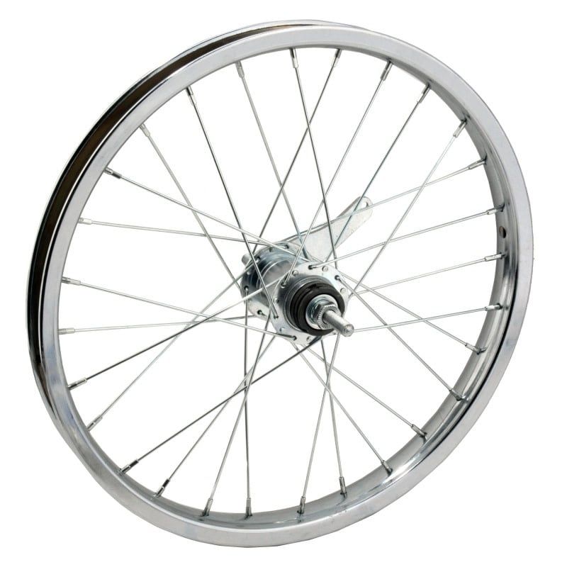 Wheel Steel 16x1.75&quot; Coaster Brake 110 mm O.L.D. Chrome